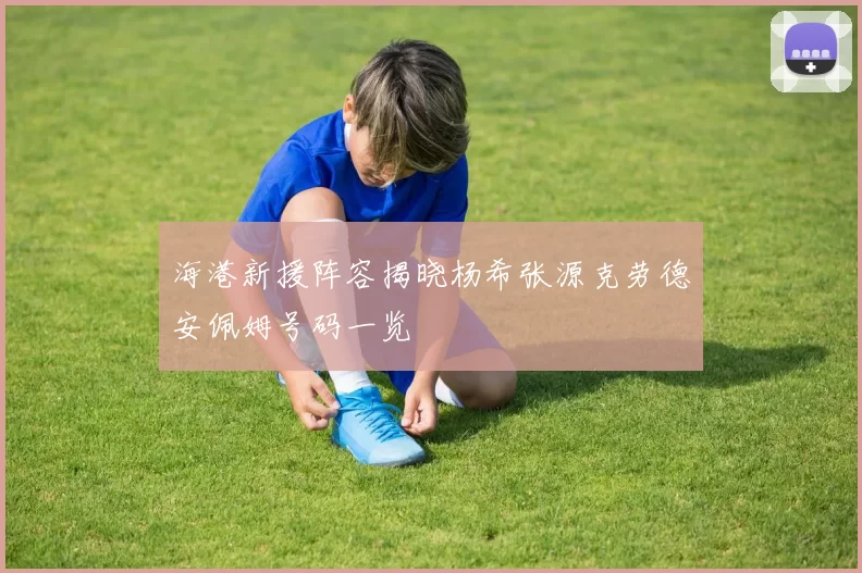 海港新援阵容揭晓杨希张源克劳德安佩姆号码一览